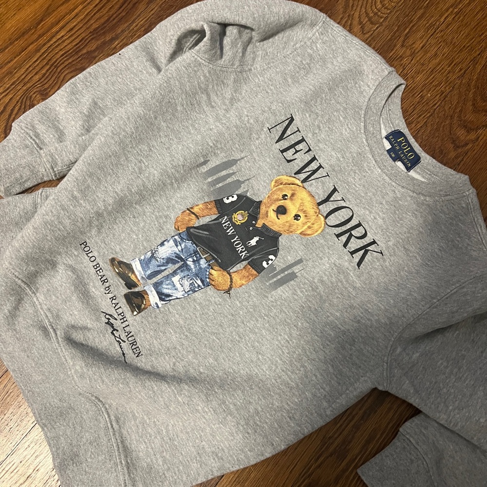 Kids polo bear hoodie